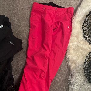 Pink ski pants